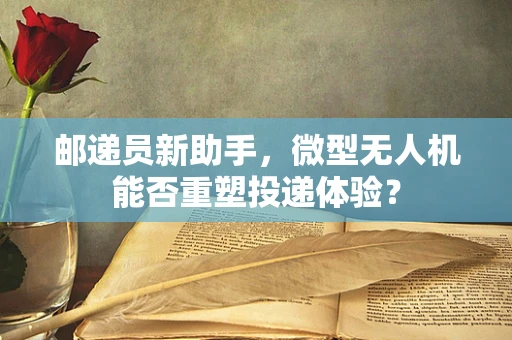 邮递员新助手，微型无人机能否重塑投递体验？