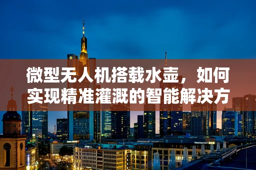 微型无人机搭载水壶，如何实现精准灌溉的智能解决方案？