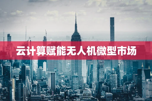 云计算赋能无人机微型市场