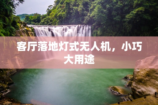 客厅落地灯式无人机，小巧大用途