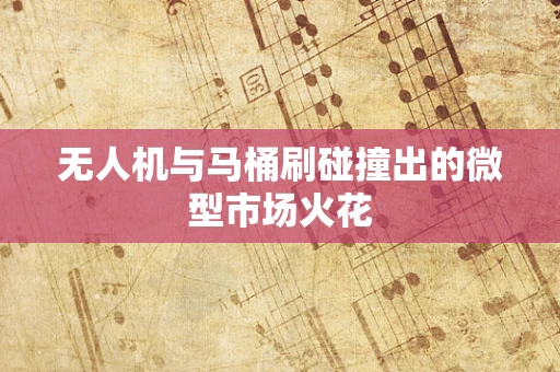 无人机与马桶刷碰撞出的微型市场火花