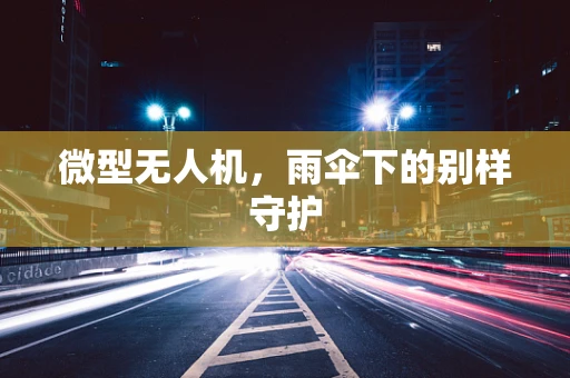 微型无人机，雨伞下的别样守护