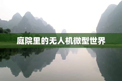 庭院里的无人机微型世界