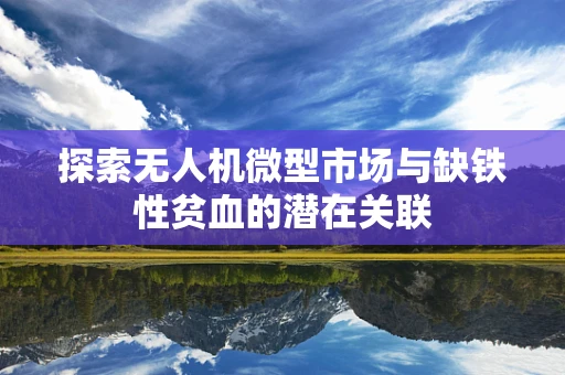 探索无人机微型市场与缺铁性贫血的潜在关联