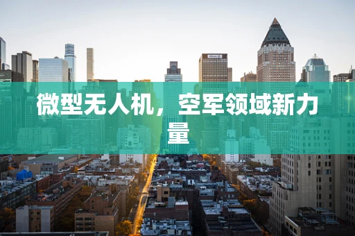 微型无人机，空军领域新力量